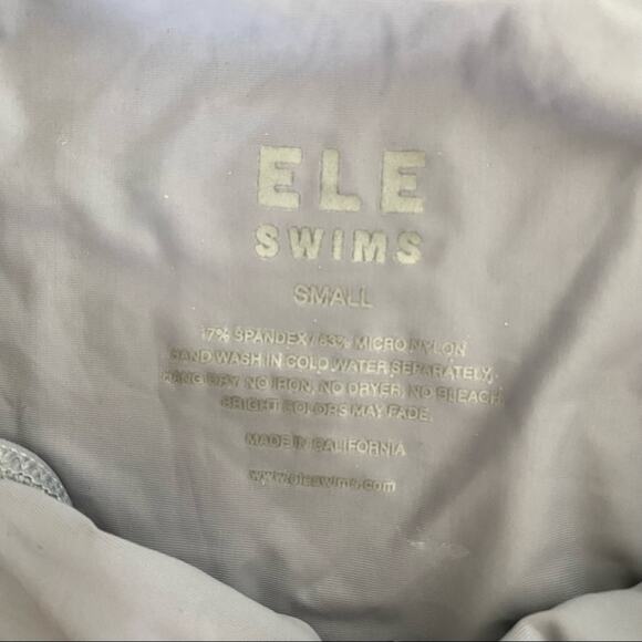 ELE Swims - Underwire Bikini Top & Bottoms in Gray - Picture 2 of 7